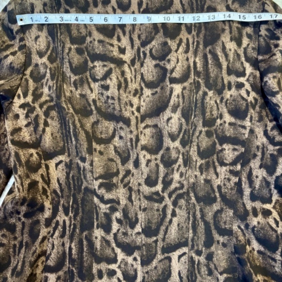 Lafayette 148 New York Animal Print Wool Blazer - Picture 10 of 10